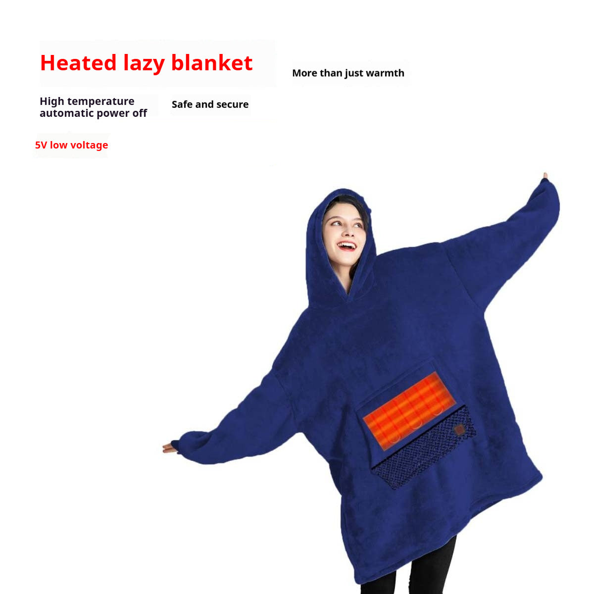 Verwarmde Dekentrui met USB